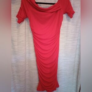VENUS Elegant Scarlet Red Valentine Dress